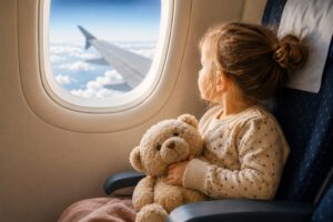 Test Flugzeug schlafen